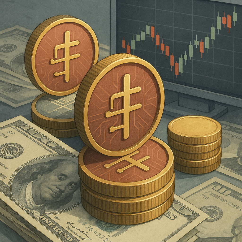 Digital tokens connected to financial market infrastructure and U.S. securities trading systems